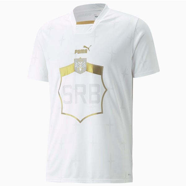 Tailandia Camiseta Serbia 2ª 2022 2023 Blanco